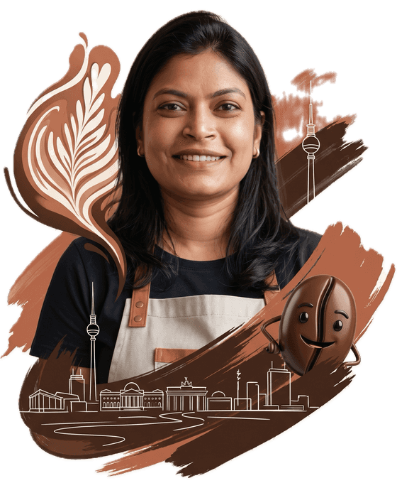 Nisha Kumari, product designer and home barista, Berlin